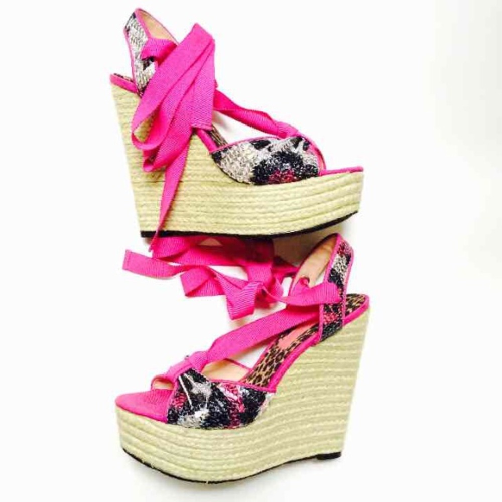Betsey Johnson Wedge Heels - Picture 3 of 4